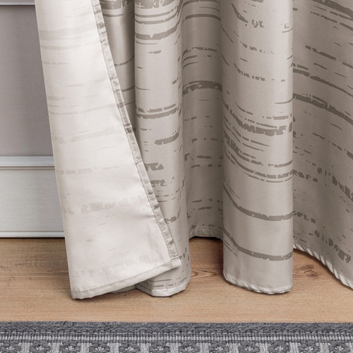 Cortina 3.00x2.30m ** Con Argollas Real Textil Color Jícama