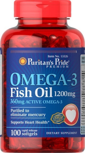 Omega 3 Fish Oil 1200 Mg  X100 