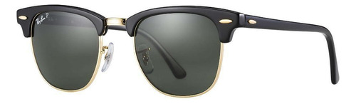 Ray-ban Rb3016 901/58 Clubmaster G15 Polarizado Negro Dorado