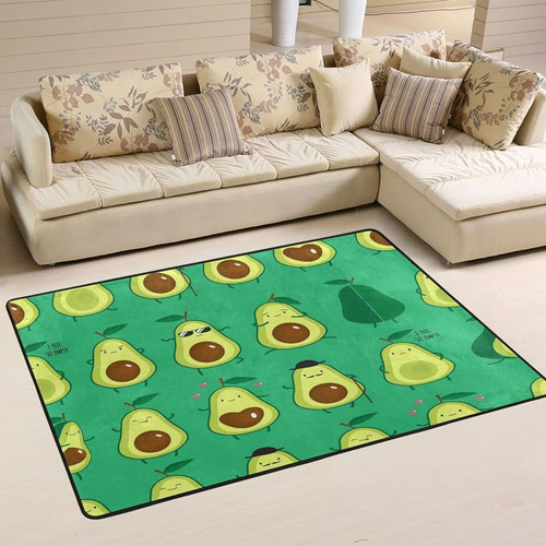 ~? Vigtro Autumn Avocado Green Area Rug 36×24in Linda Alfomb