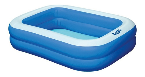 Piscina Inflável retangular VG Plus 12021 de 150cm x 110cm x 50cm 302L azul