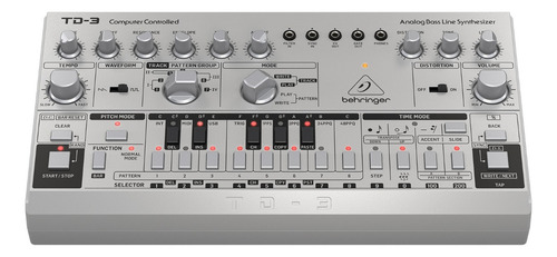 Behringer Td-3-sr Sintetizador Análogo Secuenciado Dj Rap Color Gris