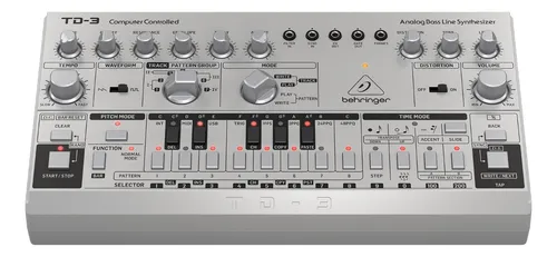 Behringer Td-3-sr Sintetizador Análogo Secuenciado Dj Rap Color Gris