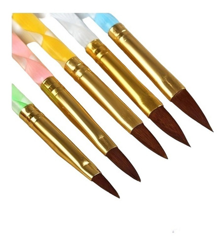 Kit De Pinceles Acrílicos 5 Piezas