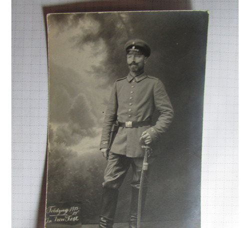 Alemania Ww1 1917 Foto Postal Oficial Aleman  H1