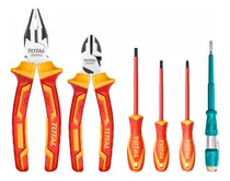 Comprar Juego De Alicates Aislados Para Electricidad 6 Piezas Total