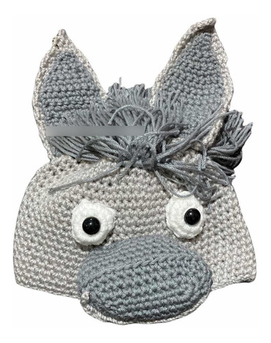 Gorro Burro De Shrek Crochet