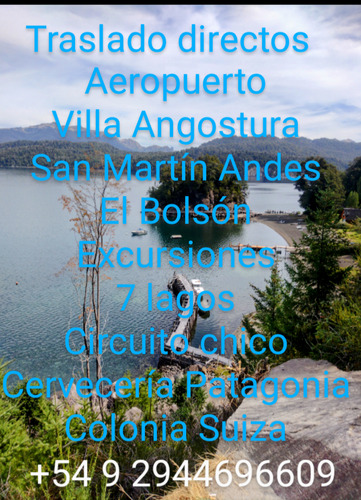 Aeropuerto Bariloche, Villa Angostura, San Martín, El Bolsón