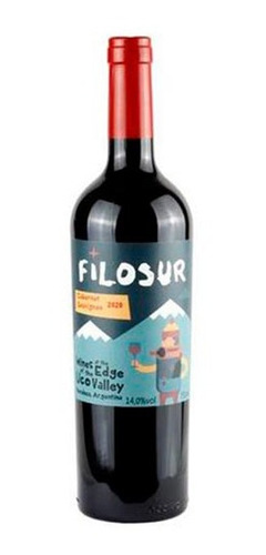 Kit 6 Unidades Vinho Tinto Filosur Cabernet Sauvignon 2020