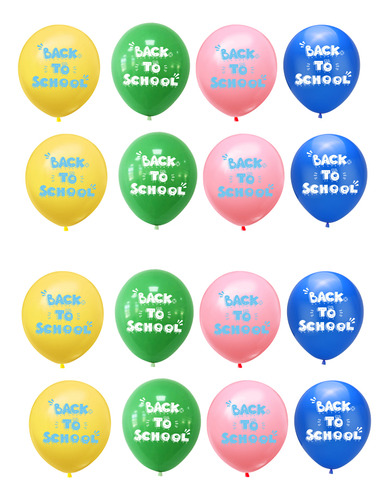 Globos De Emulsión Para El Primer Día De Clases, 40 Unidades