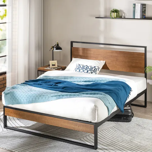 Base De Cama Con Respaldo Suzanne Zinus King 180x200x36cm