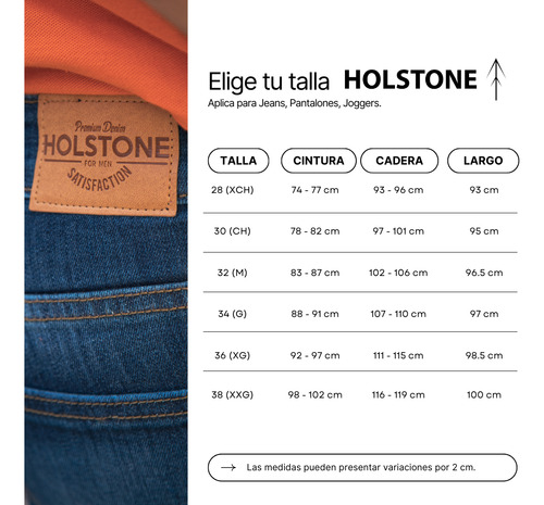 2 Pack Holstone Pantalón Chino + Jogger Slim Para Hombre