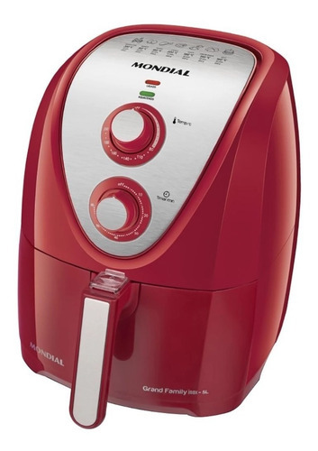 Fritadeira Mondial Special Line 5 Litros Inox-afn-50ri 127v Cor Vermelho 127