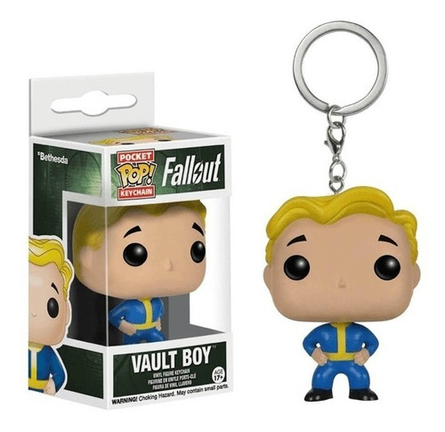 Pocket Pop Keychain Llavero Vault Boy Fallout Funko