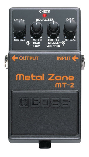 Pedal De Distorsion Boss Mt2 Metal Zone