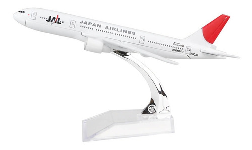  Miniatura Avião Comercial Boeing 777 Japan Airlines