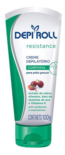 Creme Depilatório Depiroll Corporal Resistance 100g