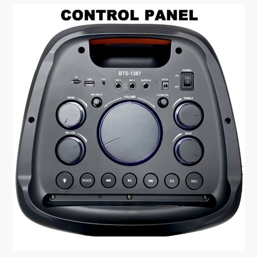 Bocina Portátil 10 Con Bluetooth Radio Microsd + Microfono