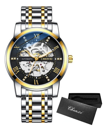 Reloj Mecánico De Esqueleto De Lujo Chenxi Cx-8802