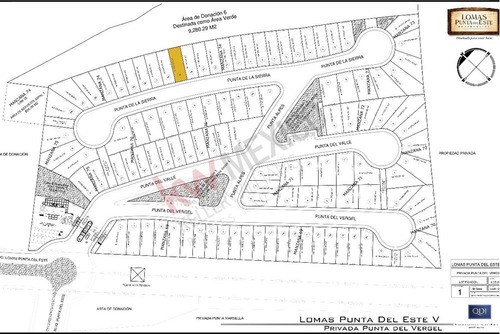 En Venta: Terreno En Lomas Punta Del Este - Privada Punta De Vergel