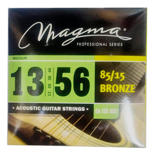 Cuerdas Guitarra Acústica Magma 013 Electroacústica Ga150b85