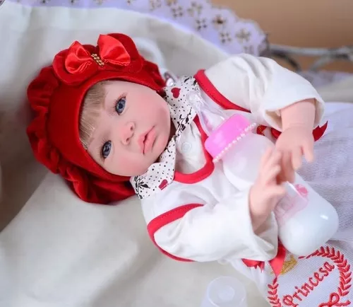 Bebê Reborn Real Menina 53cm Mais Barato Do Mundo Princesa