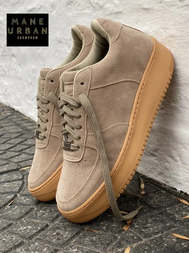 Zapatillas Gamuza Unisex Tipo Air Force Urbanas Feel Good | Envío gratis