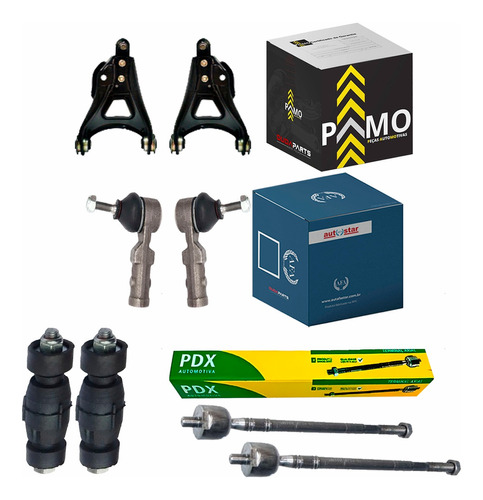 Kit Especial Suspensão Clio Balança Bandeja Ponteira Bieleta