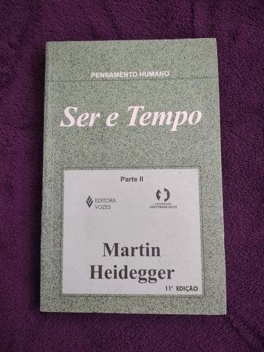 Livro Ser E Tempo (partes 1-2) (Usado)