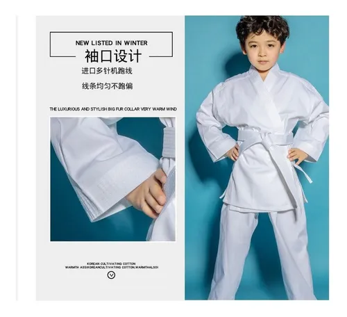 Kimono Judío Para Niños Karate Taekwondo Traje De Entrenamie