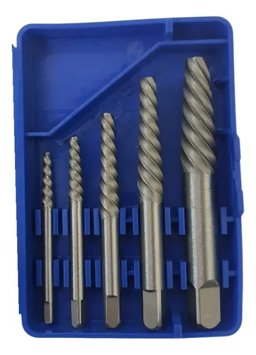 Set Juego 5 Extractor Tornillos Y 5 Macho Roscar Ruhlmann
