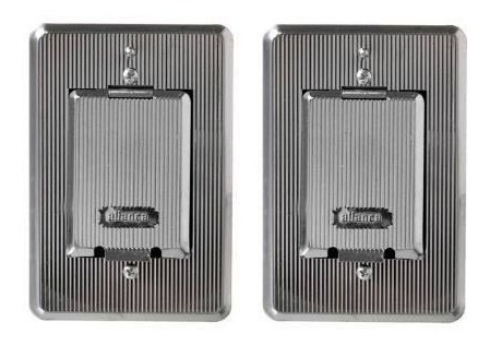Gancho Para Armar Rede Embutir Aço Inox Polido Prata O Par