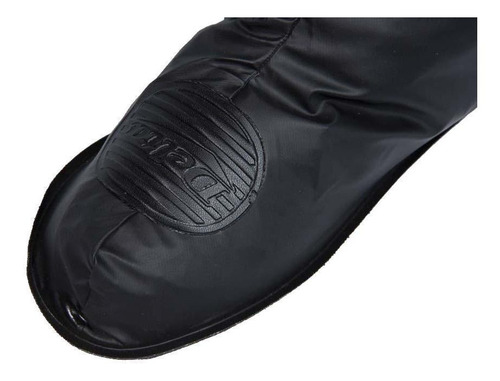 Imagem 5 de 5 de Polaina Impermeável Pvc Reforçada Moto Chuva Motoboy Delta