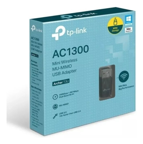 Adaptador Usb Wireless Tp-link Archer T3u Dual Band Ac1300