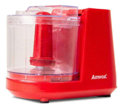Mini processador de alimentos 100w Apr 1001 red Amvox cor vermelho 220V