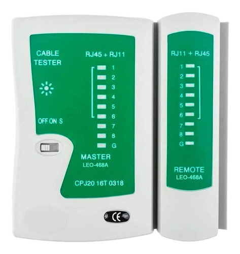 Testeador Para Cable De Red Rj45 Leo-468a American Net