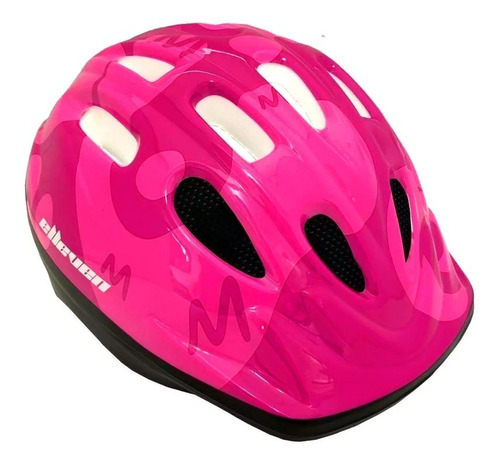 Capacete Infantil Elleven Pink/preto Tam. P (48-52)