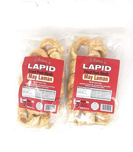 Carne De Cerdo Frito Elenas Lapid Paquete De Sabor Cortezas 