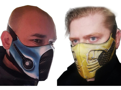 Mascara Térmica Tapabocas Mortal Kombat Escorpio Sub Zero 2