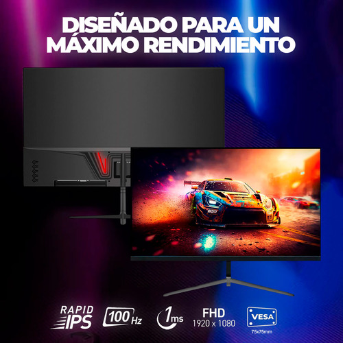Monitor Gamer 24 Pulgadas Tecmiyo Fhd 100hz 1ms Anti Reflejo