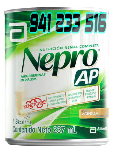 Nepro Ap Suspensión Oral Sabor Vainilla - Lata 237 Ml