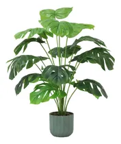 Comprar Planta Artificial Monstera Con Maceta Decoración Hogar