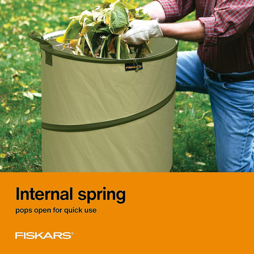 Fiskars Kangaroo Bolsa Plegable De Jardín Para Residuos D
