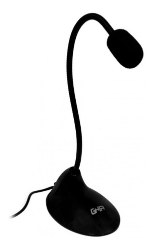 Micrófono Ghia Para Pc Alámbrico Flexible 3.5mm Color /v