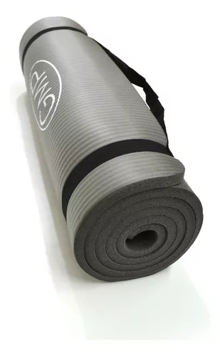 Mat Yoga Adho Mukha Strong Xl Antideslizante Caucho Natu 6mm