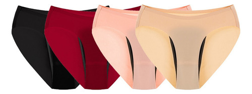 4 Bragas Menstruales Sin Costuras A Prueba De Fugas