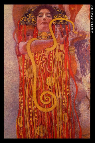 Libro: Gustav Klimt: Hygieia (detalle De La Medicina). Cuade