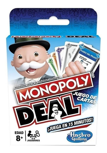 Monopoly Deal Juego De Cartas Hasbro Gaming