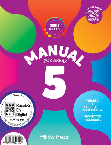 Manual Por Areas 5 Nacion - Serie Nexos - Tinta Fresca