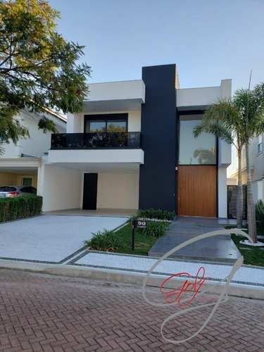 Imagem 6 de 26 de Casa Sobrado Condomínio Lorian Boulevard, 378 M2, Terreno 384m2, Nova, 4 Dormitórios Sendo 4 Suítes, Linda Casa, Com Piscina. - Ca00435 - 68872425